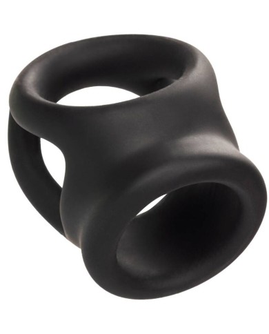 CALEXOTICS ALPHA ANILLO DE JAULA DOBLE NEGRO