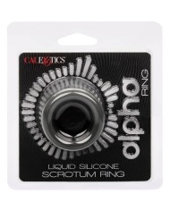 CALEXOTICS ALPHA ANILLO EXTENSION ESCROTO DOBLE NEGRO