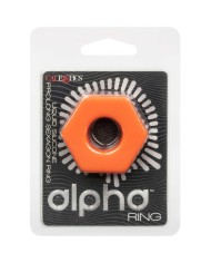 CALEXOTICS ALPHA ANILLO PROLONG SEXGONO NARANJA