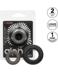 CALEXOTICS ALPHA SET DE 2 ANILLOS PROLONG GRIS