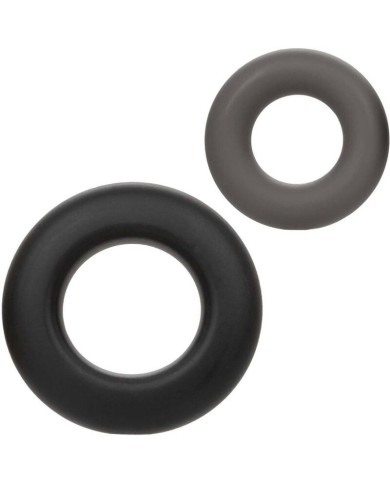 CALEXOTICS ALPHA SET DE 2 ANILLOS PROLONG GRIS