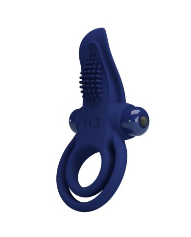 PRETTY LOVE BRONSON DOBLE ANILLO CON VIBRACION AZUL