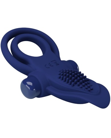 PRETTY LOVE BRONSON DOBLE ANILLO CON VIBRACION AZUL