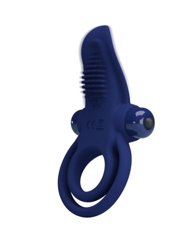 PRETTY LOVE BRONSON DOBLE ANILLO CON VIBRACION AZUL
