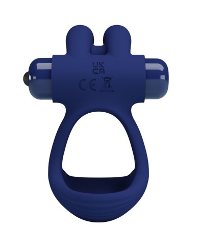 PRETTY LOVE FRANCISCO DOBLE ANILLO VIBRADOR RABBIT AZUL