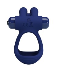 PRETTY LOVE FRANCISCO DOBLE ANILLO VIBRADOR RABBIT AZUL