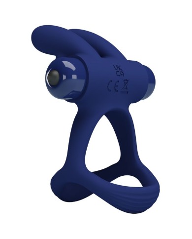 PRETTY LOVE FRANCISCO DOBLE ANILLO VIBRADOR RABBIT AZUL