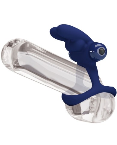 PRETTY LOVE FRANCISCO DOBLE ANILLO VIBRADOR RABBIT AZUL