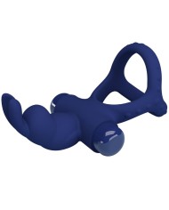 PRETTY LOVE LUCHITO DOBLE ANILLO VIBRADOR RABBIT AZUL