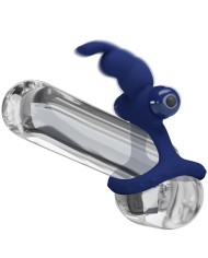 PRETTY LOVE LUCHITO DOBLE ANILLO VIBRADOR RABBIT AZUL
