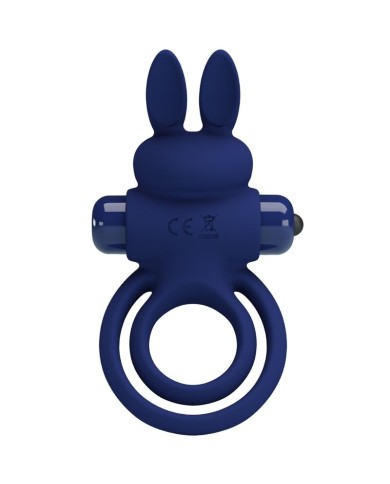 PRETTY LOVE DAREY DOBLE ANILLO VIBRADOR RABBIT AZUL