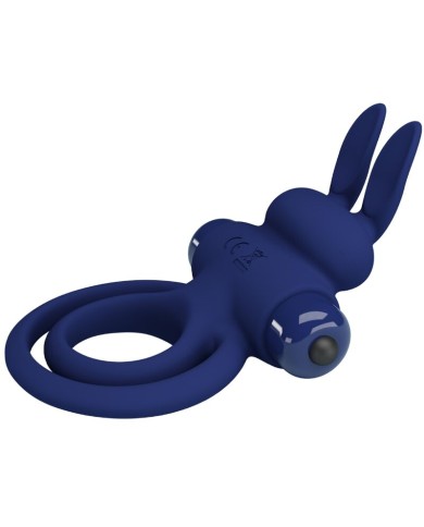 PRETTY LOVE DAREY DOBLE ANILLO VIBRADOR RABBIT AZUL