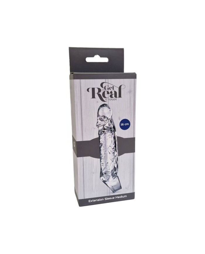 GET REAL EXTENSION MEDIO 16 CM TRANSPARENTE