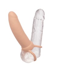 CALEXOTICS MAXX DOBLE PENETRADOR GRUESO 10 VIBRACIONES NATURAL