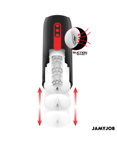 JAMYJOB PHANTOM MASTURBADOR VAGINA AUTOMATICO 5 MODOS SUCCIONADOR Y EMPUJE