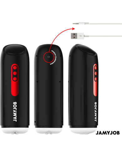 JAMYJOB PHANTOM MASTURBADOR VAGINA AUTOMATICO 5 MODOS SUCCIONADOR Y EMPUJE