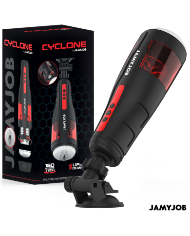 JAMYJOB CYCLONE MASTURBADOR VAGINA AUTOMATICO 10 MODOS ROTACION Y EMPUJE