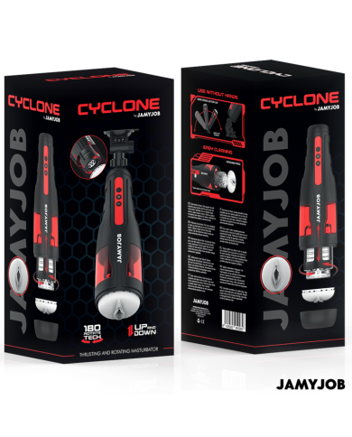 JAMYJOB CYCLONE MASTURBADOR VAGINA AUTOMATICO 10 MODOS ROTACION Y EMPUJE