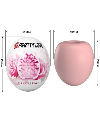 PRETTY LOVE MASTURBADOR MASCULINO HUEVO ROSA
