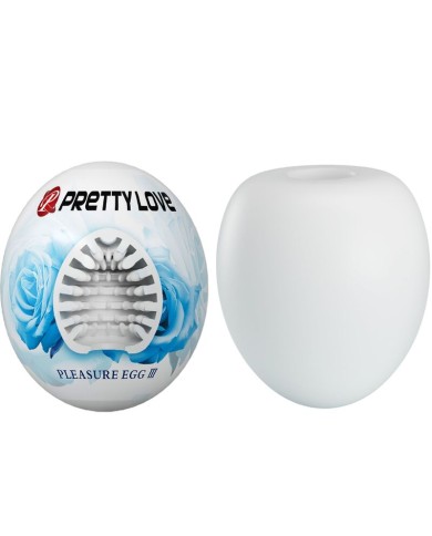 PRETTY LOVE MASTURBADOR MASCULINO HUEVO BLANCO
