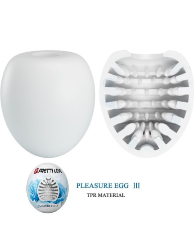 PRETTY LOVE MASTURBADOR MASCULINO HUEVO BLANCO