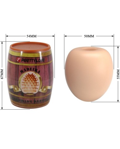 PRETTY LOVE MASTURBADOR MASCULINO HUEVO NATURAL MODELO 2
