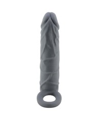 PRETTY LOVE FUNDA DE PENE DE PIEL REALISTICA GRIS OSCURO