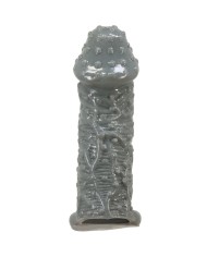 PRETTY LOVE FUNDA REALISTICA ALARGADORA Y RETARDANTE PARA PENE MODELO 2 GRIS