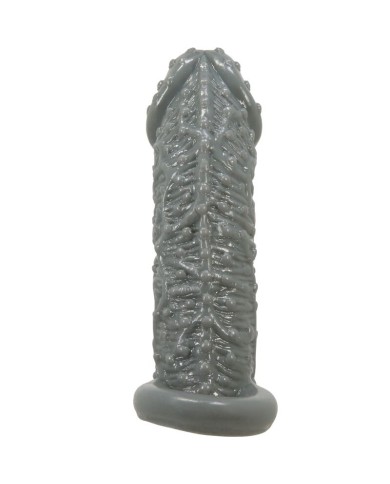 PRETTY LOVE FUNDA REALISTICA ALARGADORA Y RETARDANTE PARA PENE MODELO 2 GRIS