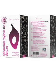B SWISH BCHARMED RHYTHM INFINITE DELUXE ANILLO PARA PENE 15 VIBRACIONES NEGRO