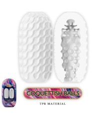 PRETTY LOVE VENUS X 15 MASTURBADORES MASCULINOS SILICONA BLANCO
