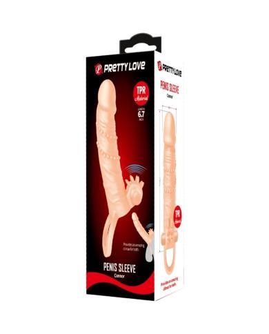 PRETTY LOVE CONNOR FUNDA PARA PENE ESTIMULADOR DE CLITORIS NATURAL