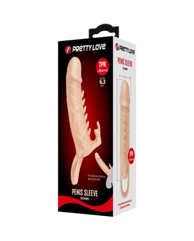PRETTY LOVE EMMIT FUNDA PARA PENE ESTIMULADOR DE CLITORIS NATURAL