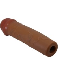 PRETTY LOVE NILE FUNDA PARA PENE CON EXTENSION DE 25 CM MULATO