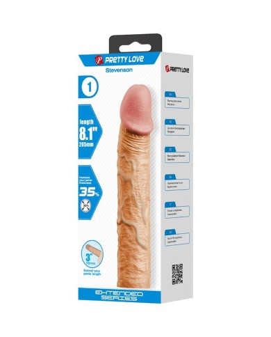 PRETTY LOVE STEVENSON FUNDA PENE CON EXTENSION DE 76 CM NATURAL