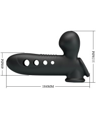 PRETTY LOVE CRANE FUNDA PARA PENE CON AIRBAG NEGRO