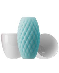 PRETTY LOVE ATHENA EROS MASTURBADOR MASCULINO SILICONA CELESTE