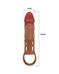 PRETTY LOVE PRESTON FUNDA PARA PENE CON VIBRACION DE 18 CM