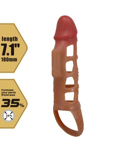 PRETTY LOVE PRESTON FUNDA PARA PENE CON VIBRACION DE 18 CM
