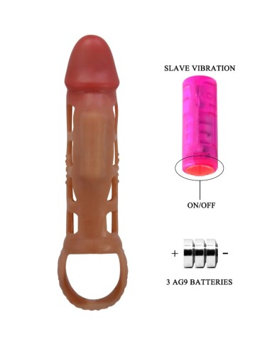PRETTY LOVE PRESTON FUNDA PARA PENE CON VIBRACION DE 18 CM