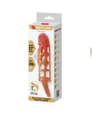 PRETTY LOVE PRESTON FUNDA PARA PENE CON VIBRACION DE 18 CM