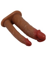 PRETTY LOVE YAIRON FUNDA PARA PENE DOBLE CON EXTENSION DE 4 CM MULATO