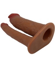 PRETTY LOVE YAIRON FUNDA PARA PENE DOBLE CON EXTENSION DE 4 CM MULATO