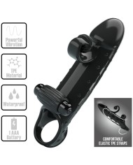 ROMANCE FUNDA PARA PENE CON VIBRACION NEGRO