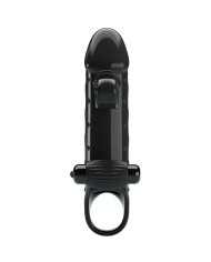 ROMANCE FUNDA PARA PENE CON VIBRACION NEGRO