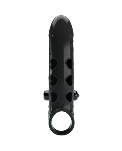 ROMANCE FUNDA PARA PENE CON VIBRACION NEGRO