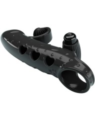 ROMANCE FUNDA PARA PENE CON VIBRACION NEGRO