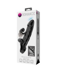 ROMANCE FUNDA PARA PENE CON VIBRACION NEGRO