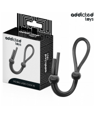 ADDICTED TOYS CUERDA SILICONA PARA EL PENE DE LAZO DOBLE