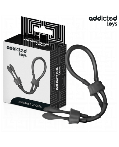 ADDICTED TOYS CUERDA SILICONA AJUSTABLE PARA EL PENE